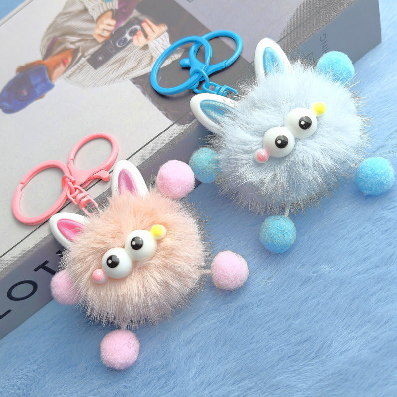 Wholesale 10pcs Ear Elf Plush Cartoon Cute Keychain